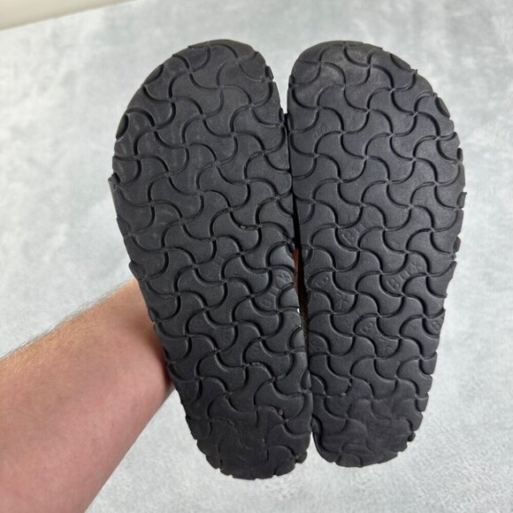 Birkenstock Madrid Black Leather Sandals Women’s Size 40 EU - Picture 7 of 12